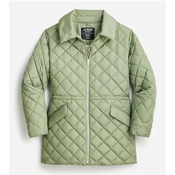 J. CREW Primaloft Quilted sherpa-lined puffer jacket in Navy Blue BM542 // M - Picture 16 of 16